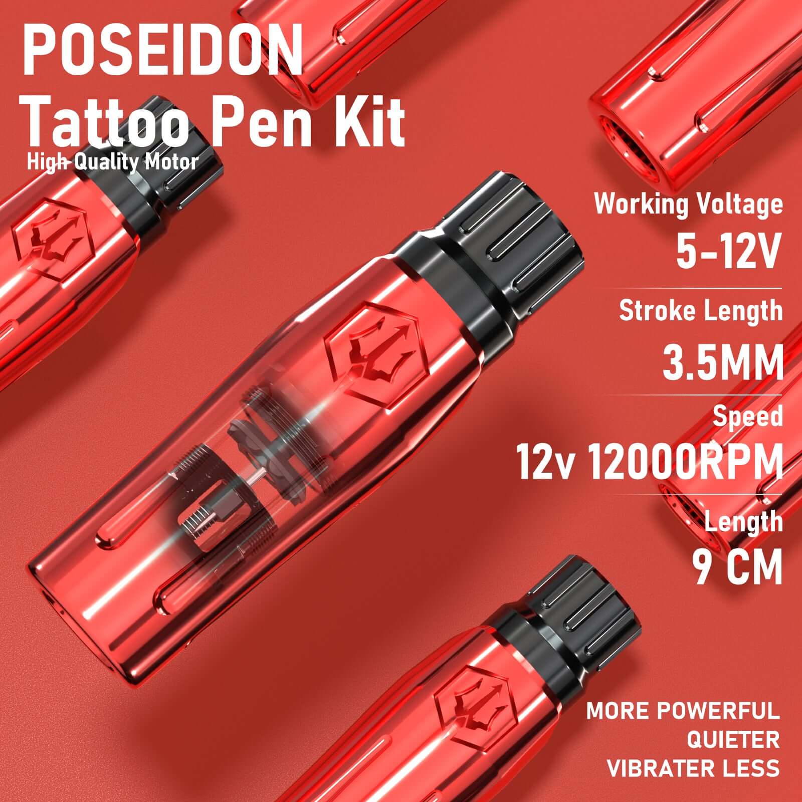 Siren Tattoo Short Pen hm110 Suitable for Beginners, Personalized and Easy to Use!