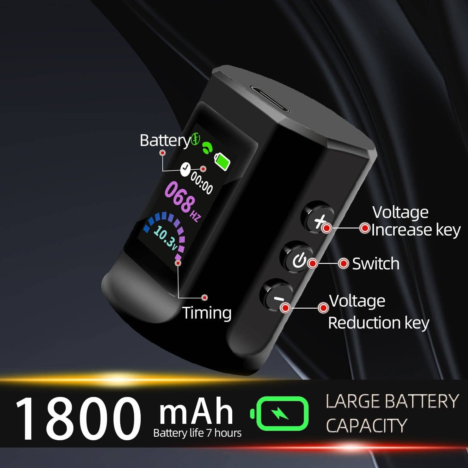 High-performance 1800mAh charging device hm128-Type-C