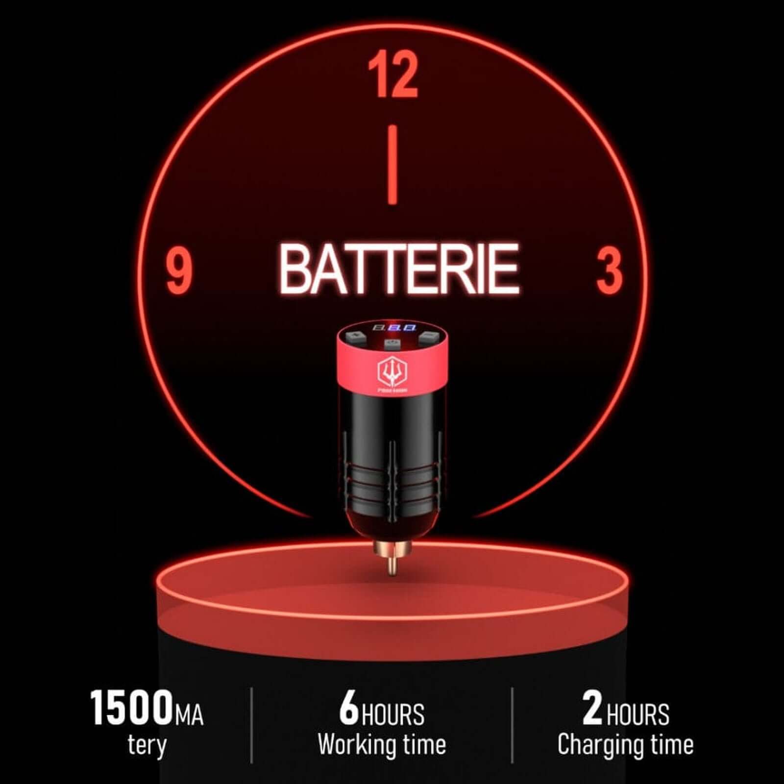 Lithium Battery Tattoo RCA Power Supply