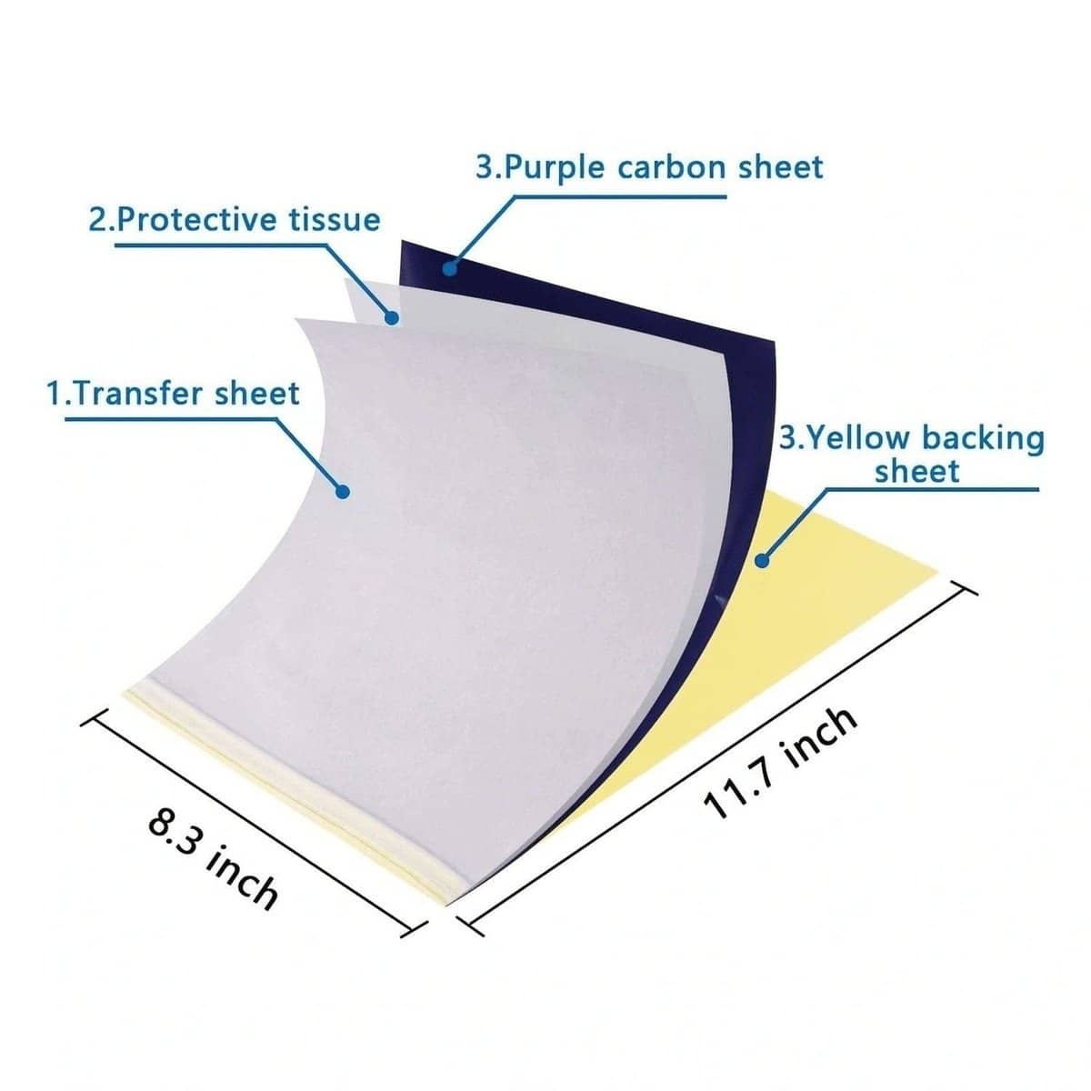 Tattoo Transfer Paper A4 - 35 Sheets for Artists