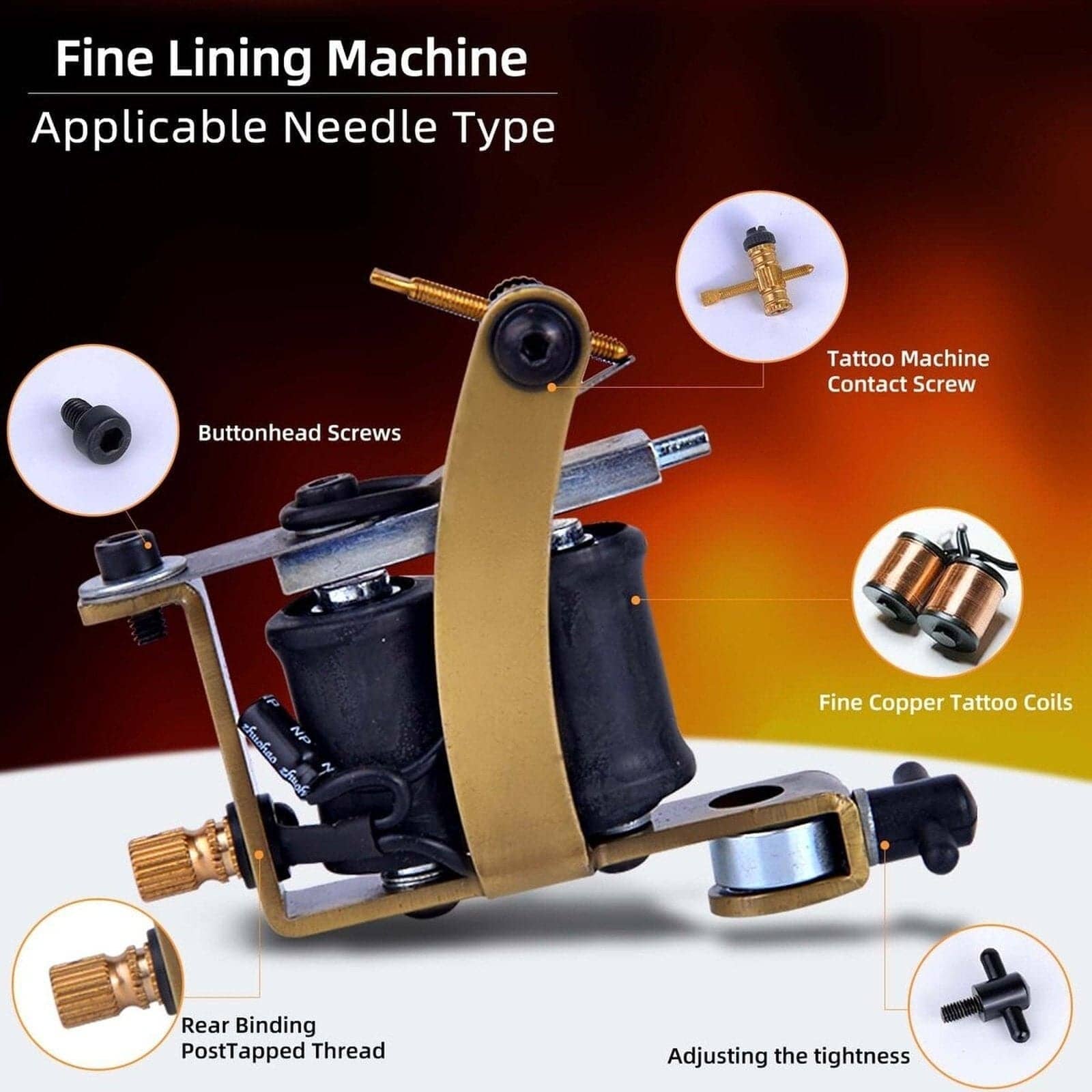 Fine Lining tattoo Gun Machine NM131/132/133