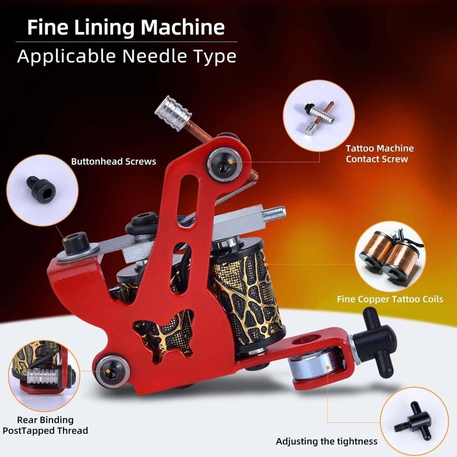 Fine Lining tattoo Gun Machine NM131/132/133