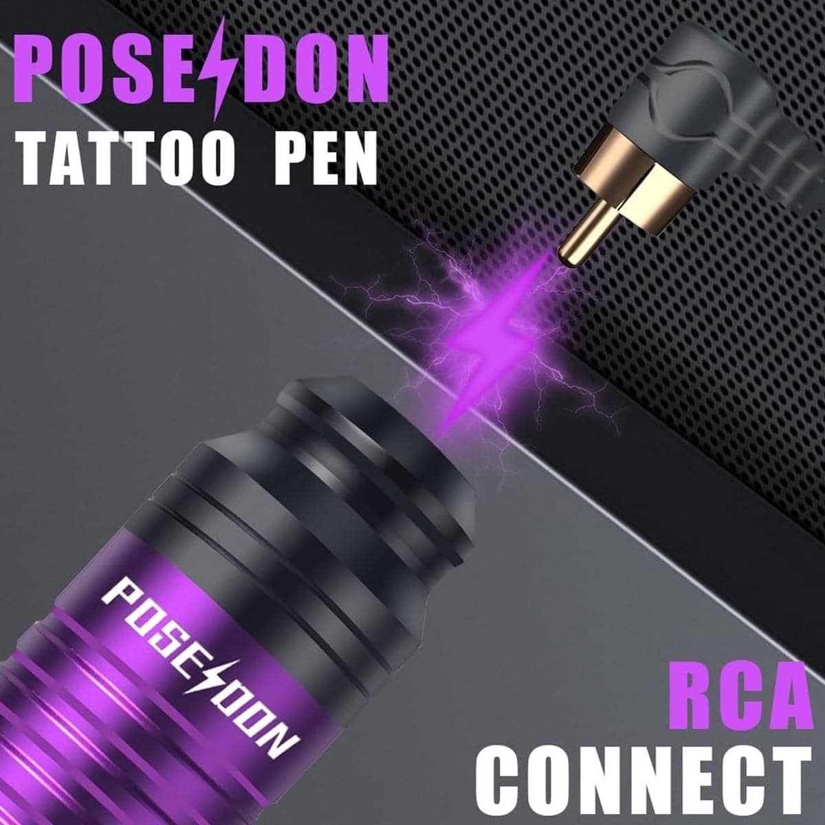 POSEIDON Purple Rotary Tattoo Machine Kit HM121