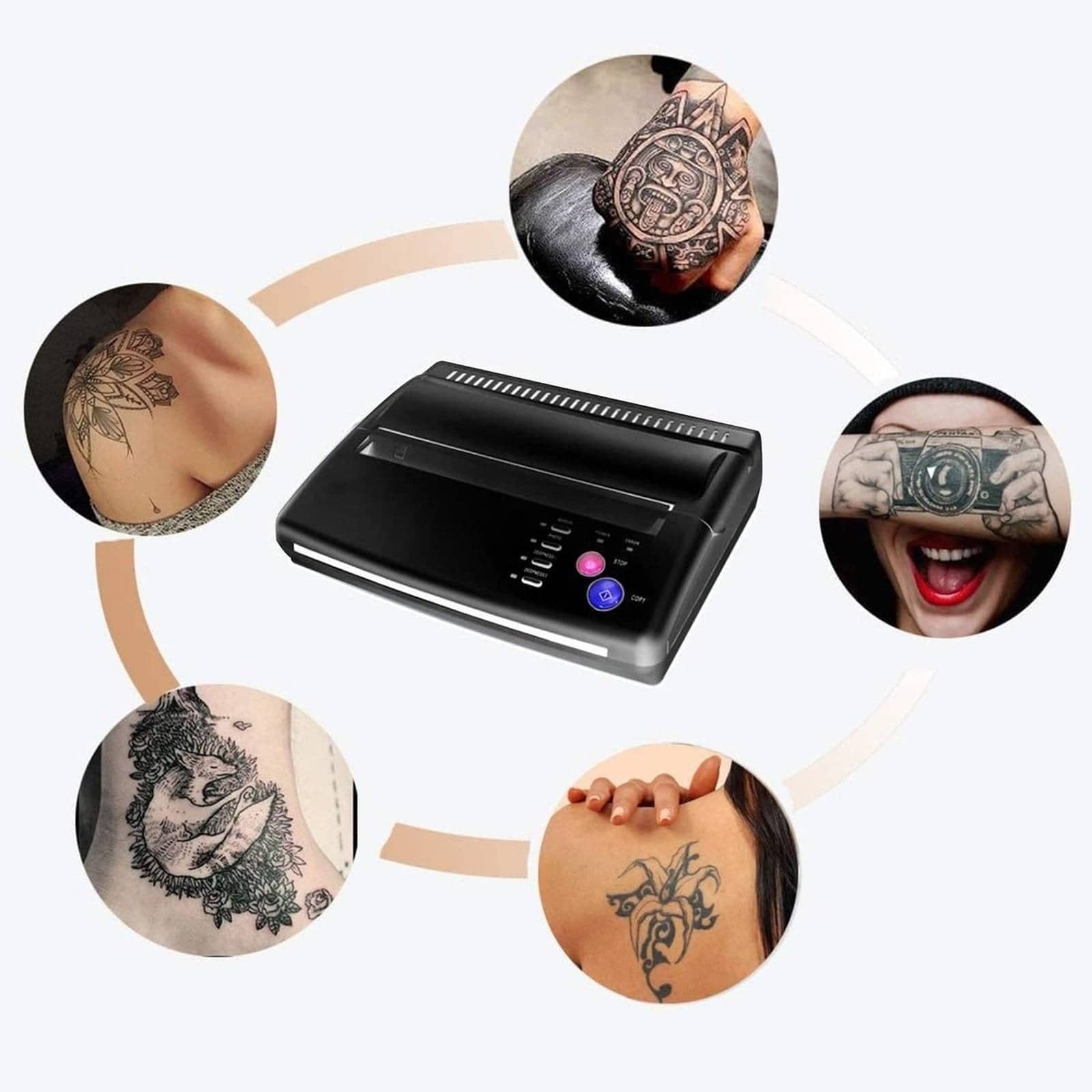 POSEIDON Tattoo Transfer Stencil Machine Copier Printer TR019