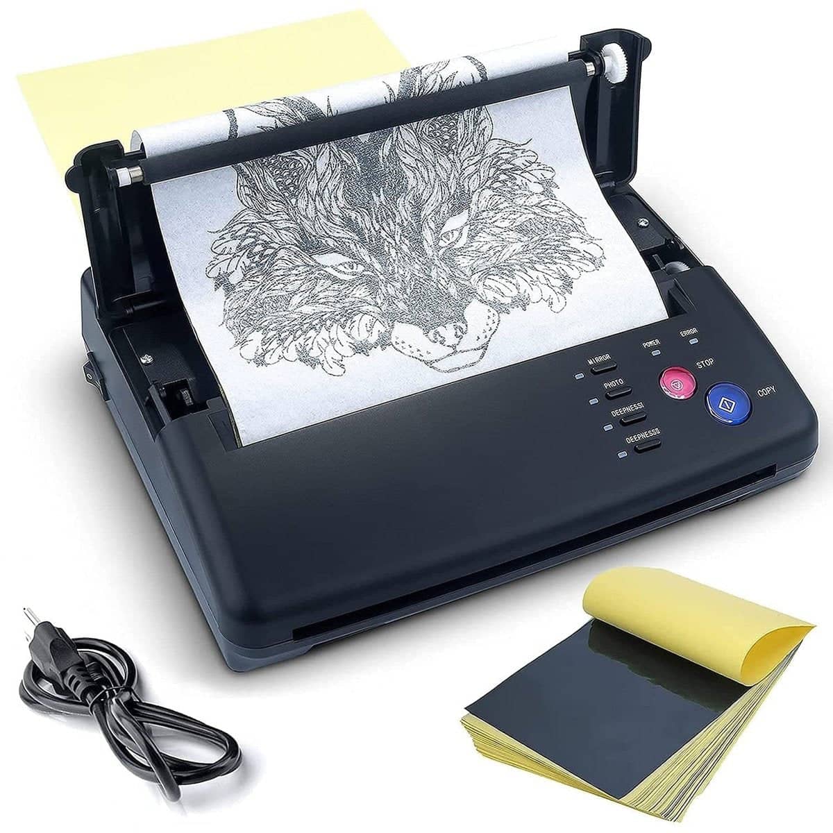 POSEIDON Tattoo Transfer Stencil Machine Copier Printer TR019