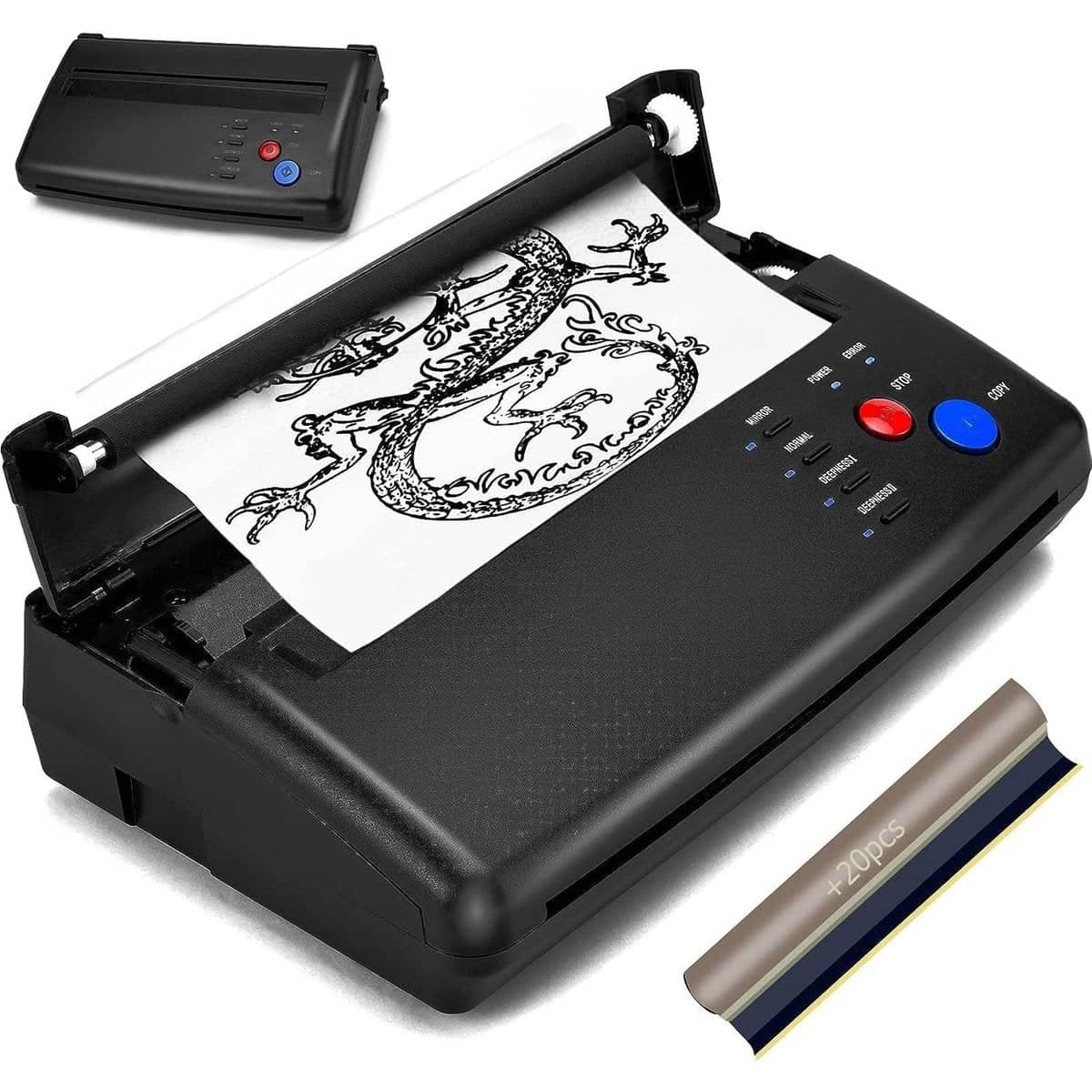 POSEIDON Tattoo Transfer Stencil Machine Copier Printer TR019