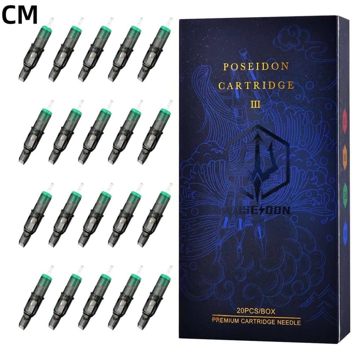 POSEIDON Tattoo V2 Needle 20 Pcs #10 RM