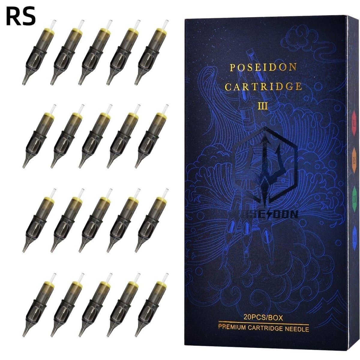 POSEIDON Tattoo V2 Needle 20 Pcs #12 RS