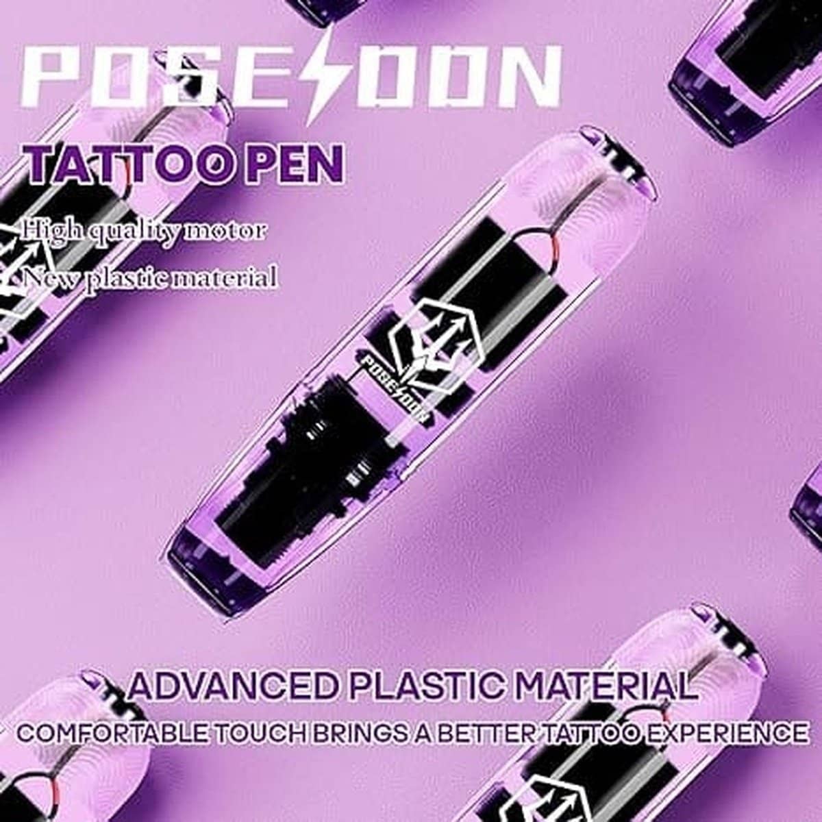 POSEIDON Wireless Tattoo Kit TK039 - Complete Set