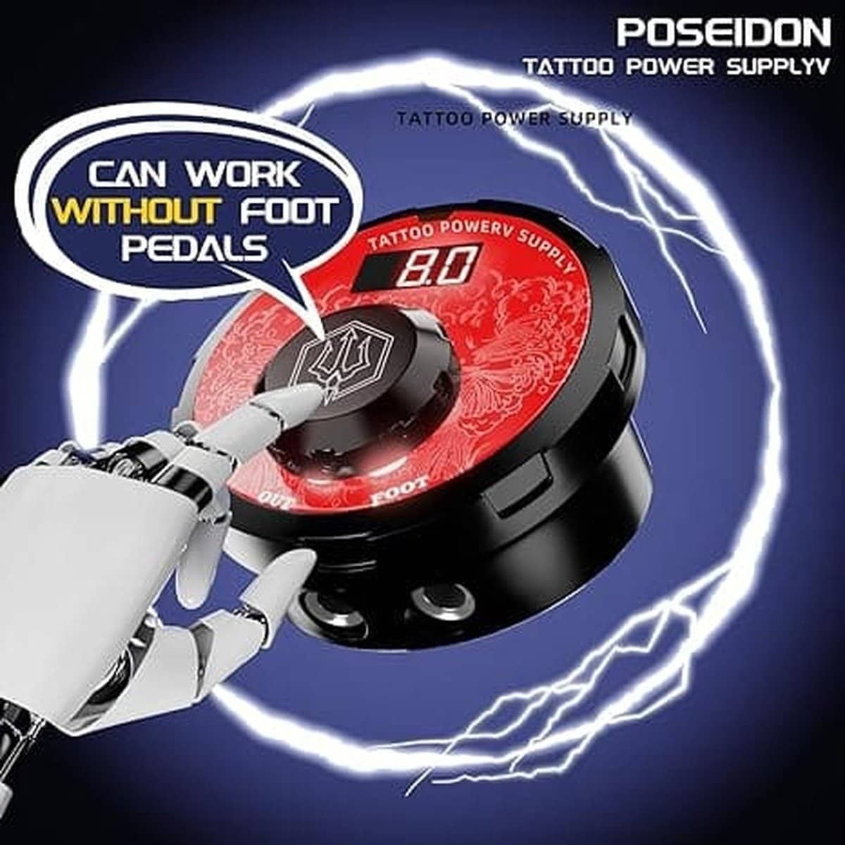 Complete POSEIDON Tattoo Kit for Beginners PTK24