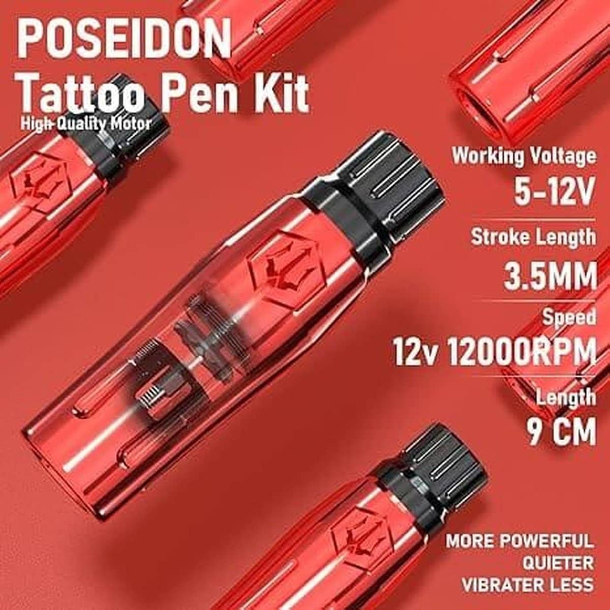 Complete POSEIDON Tattoo Kit for Beginners PTK24