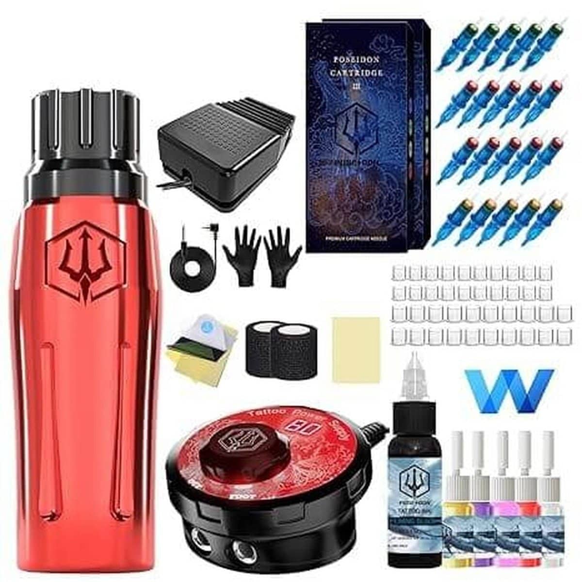 Complete POSEIDON Tattoo Kit for Beginners PTK24