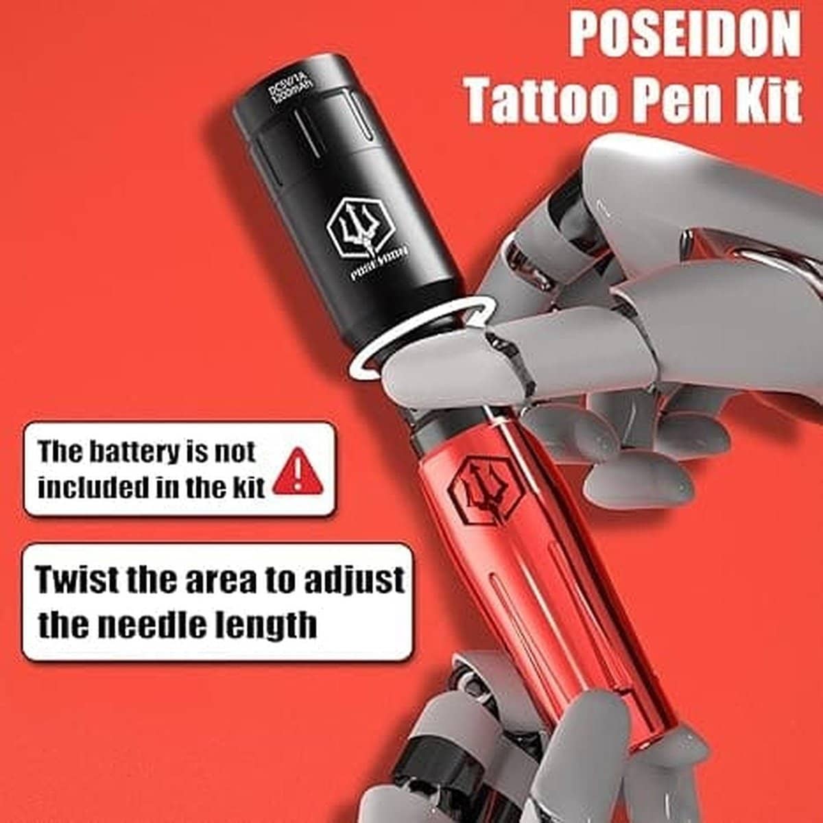 Complete POSEIDON Tattoo Kit for Beginners PTK24