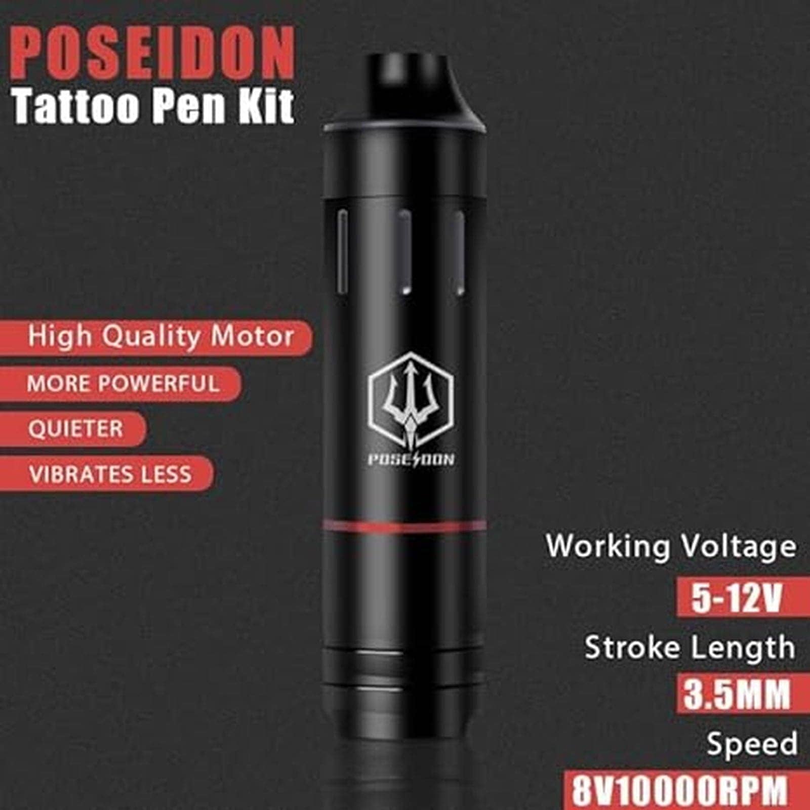 Wireless Complete Tattoo Pen Kit Supplies for Artists Ptk031